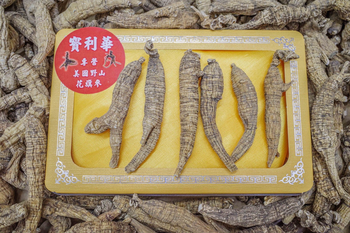 皇牌野山花旗參泡